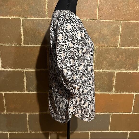 Pomelo Studded Medallion Print Career Top Women's M Medium - Picture 4 of 9